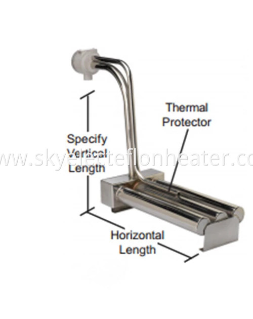 Triple Horizontal Type Titanium Electric Water Heater1 2